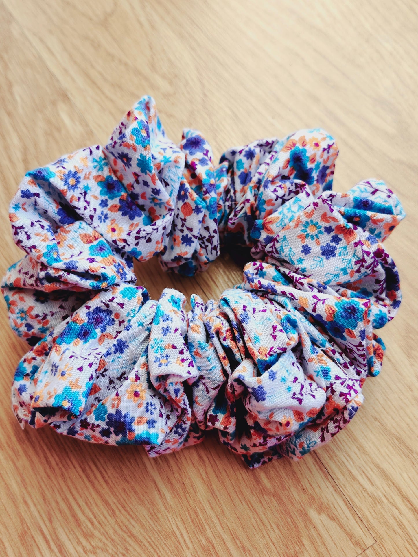 Small Flower Garden Scrunchie