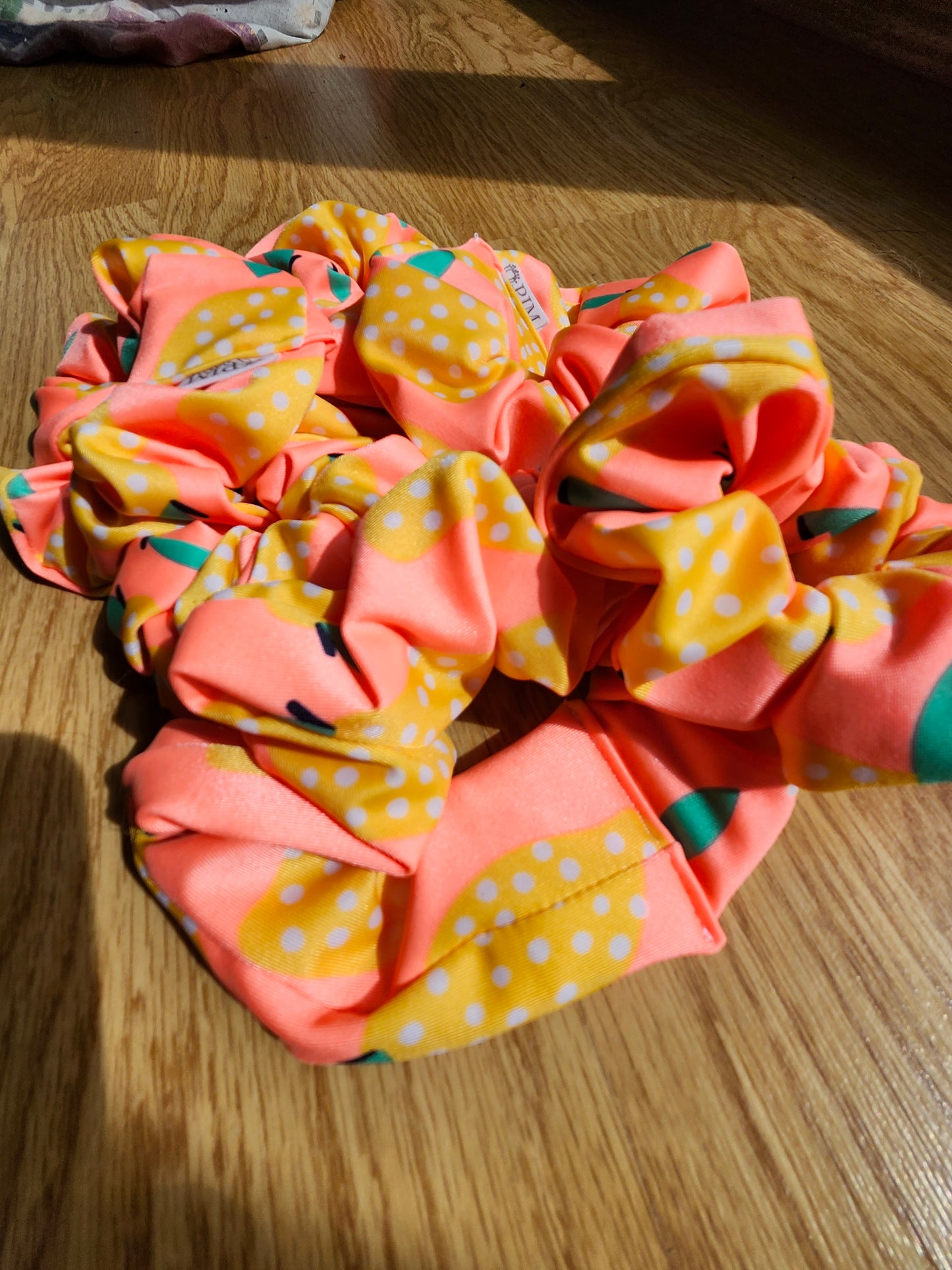 Sunset Citrus Swimwear Scrunchie