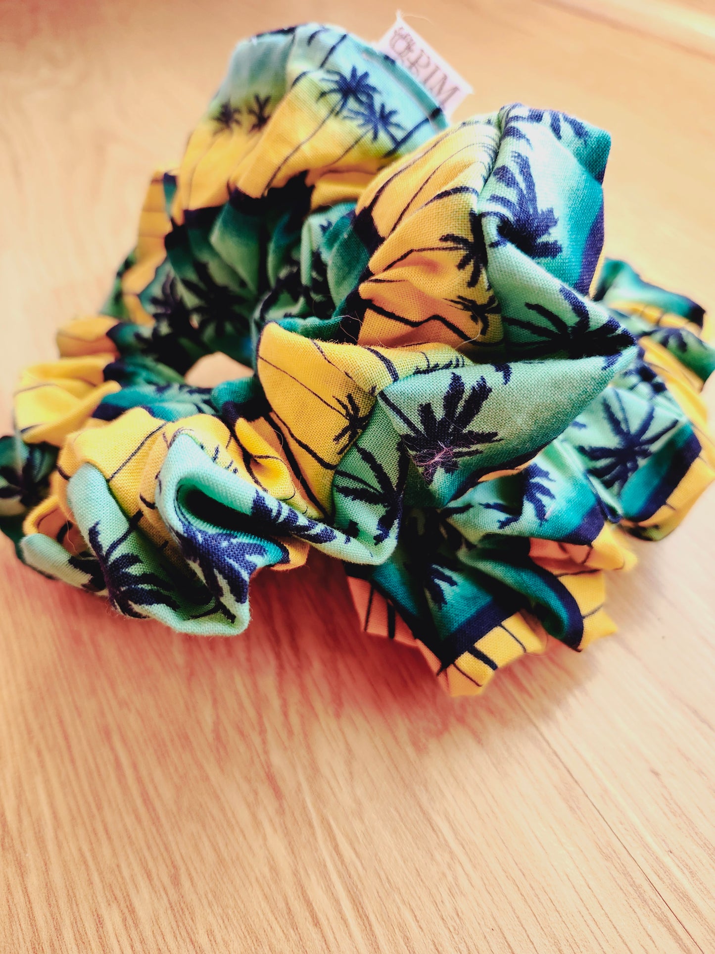 Sunset Palms Paradise Scrunchie