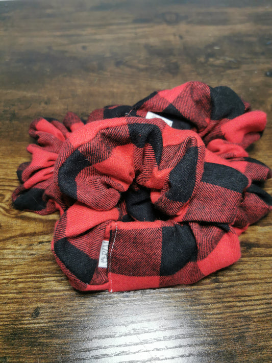 Red Buffalo Plaid Regular Scrunchie