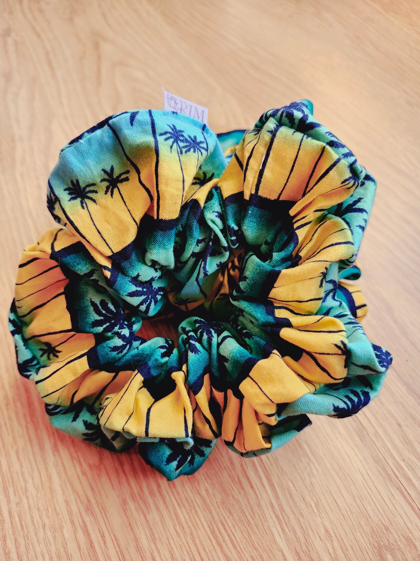 Sunset Palms Paradise Scrunchie